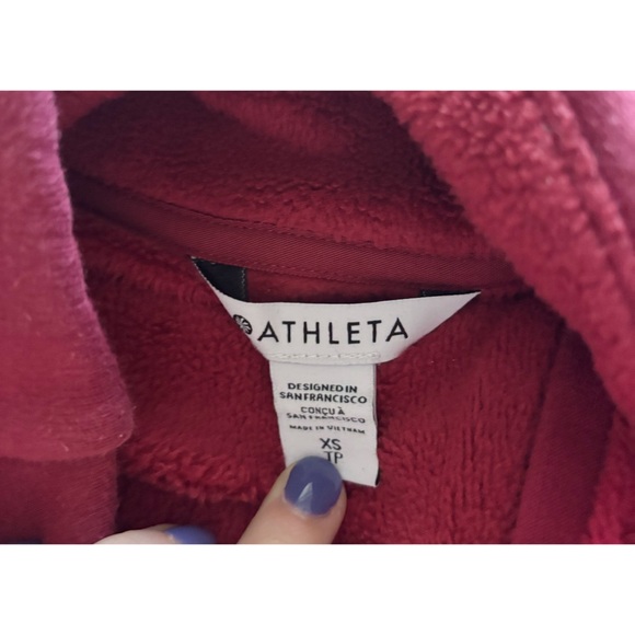 5 for $25 sale ⭐️ Athleta Cozy Karma Asym Sweatshirt Dress - Picture 3 of 3